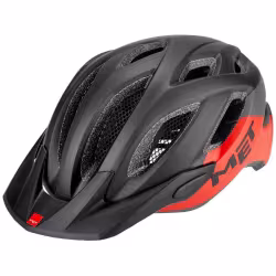 Велошлем Met Helmets Crossover, Black/Red, черный/красный, размер XL, 60-64 см