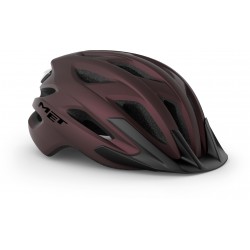 Велошлем Met Helmets Crossover, Burgundy, бордовый, размер OS, универсальный 