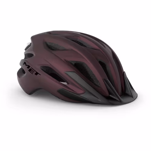 Велошлем Met Helmets Crossover Burgundy, бордовый, размер универсальный