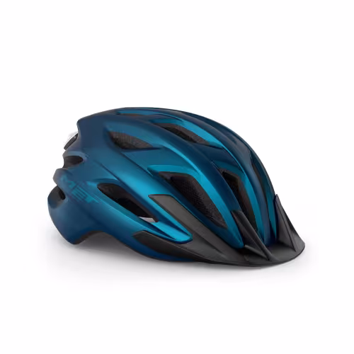 Велошлем Met Helmets Crossover, Metallic Blue, синий, размер XL, 60-64 см