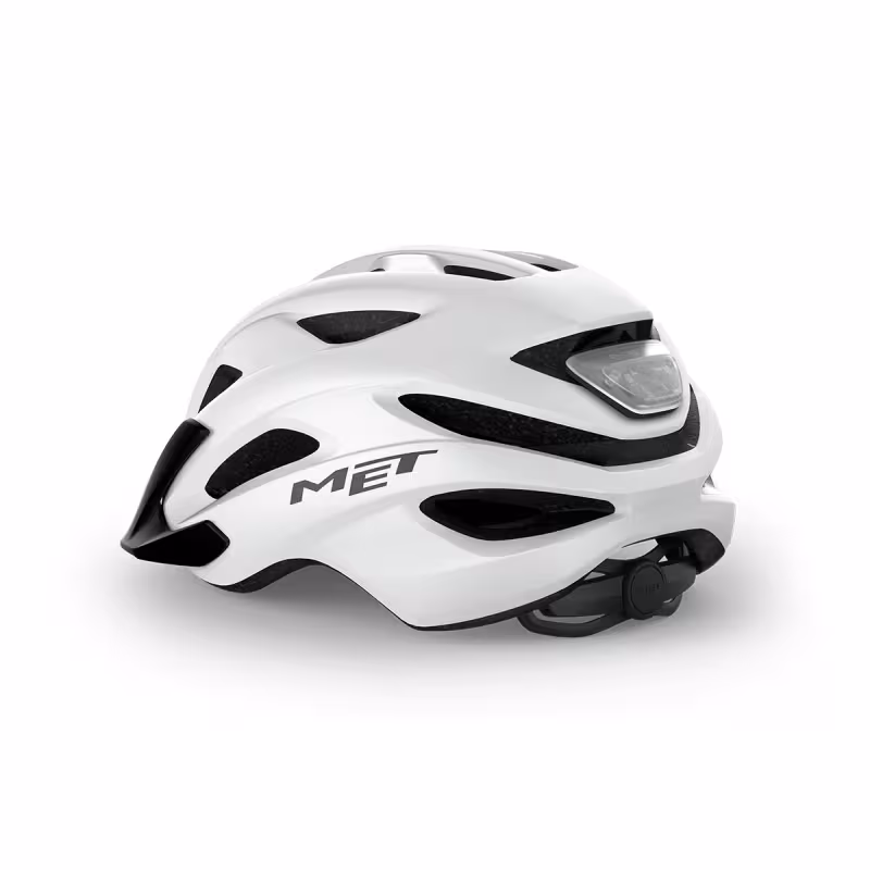 Велошлем Met Helmets Crossover White, белый/черный, размер XL, 60-64 см