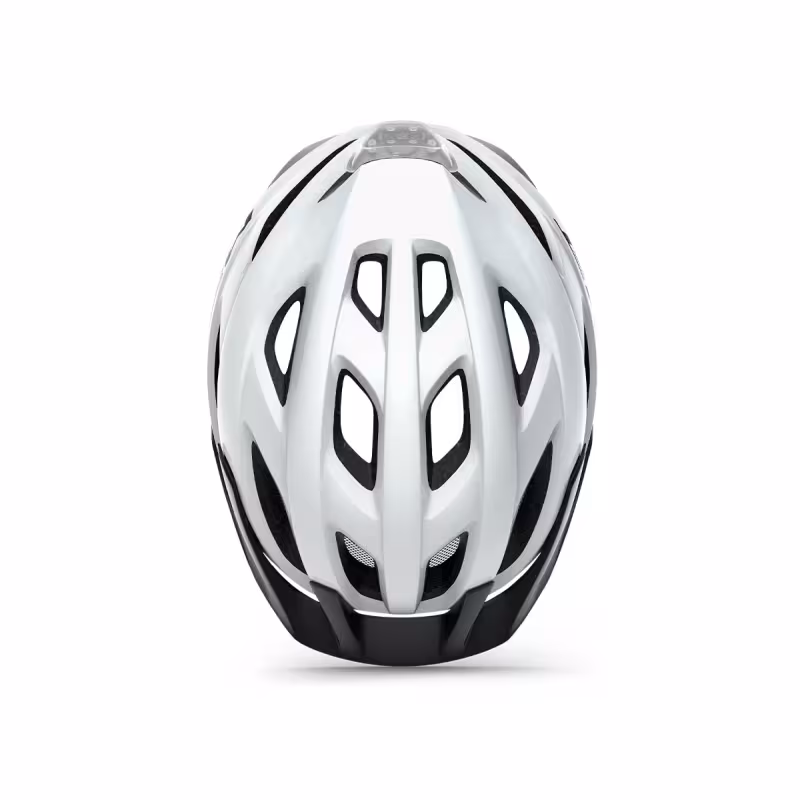 Велошлем Met Helmets Crossover White, белый/черный, размер XL, 60-64 см