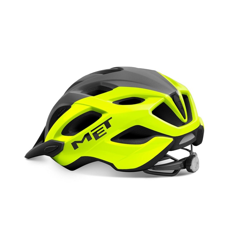 Велошлем Met Helmets Crossover, Yellow, желтый\серый, размер XL, 60-64 см