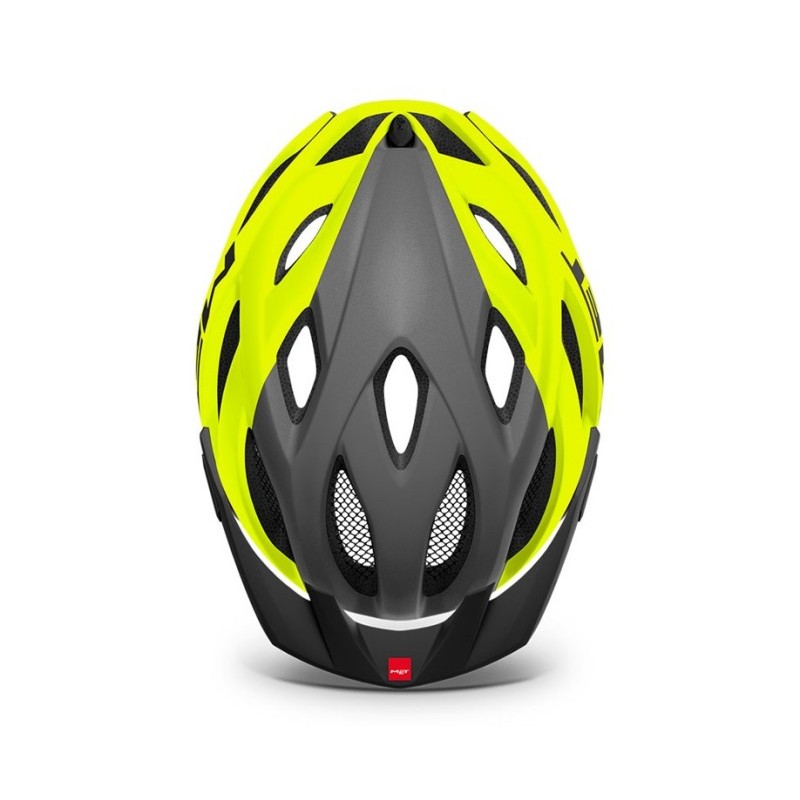 Велошлем Met Helmets Crossover Yellow, желтый/серый, размер XL, 60-64 см