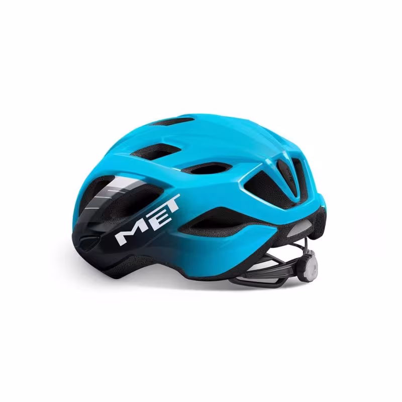 Велошлем Met Helmets Idolo, Cyan/Black, синий\черный, размер XL, 60-64 см