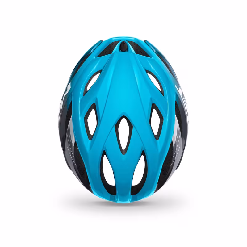 Велошлем Met Helmets Idolo, Cyan/Black, синий\черный, размер XL, 60-64 см