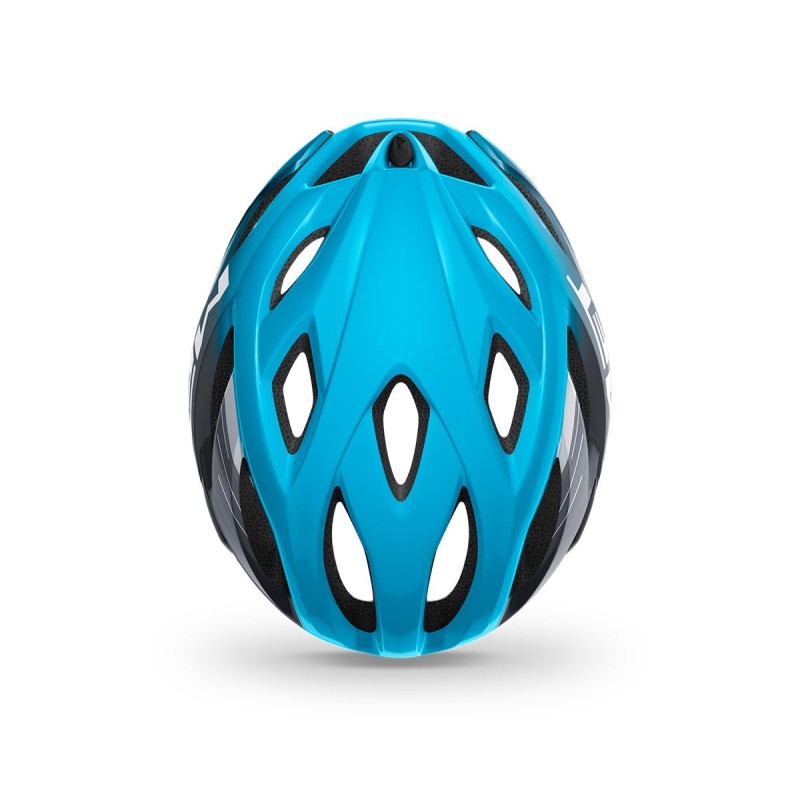 Велошлем Met Helmets Idolo, Cyan/Black, синий\черный, размер XL, 60-64 см