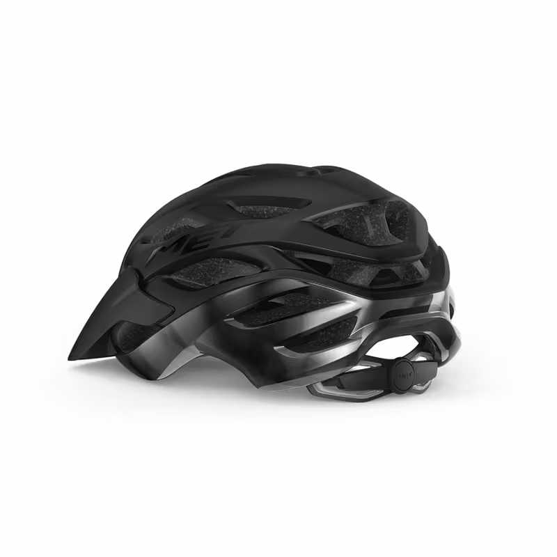 Велошлем Met Veleno, черный, размер L, 58-61 см