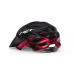 Велошлем Met Veleno, черный/красный, размер L, 58-61 см