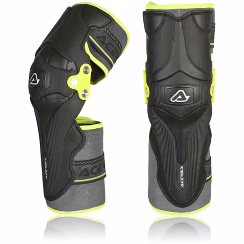 Наколенники (брейсы) Acerbis X-Strong Knee, черный/желтый