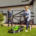 Газонокосилка аккумуляторная Greenworks GD24LM33