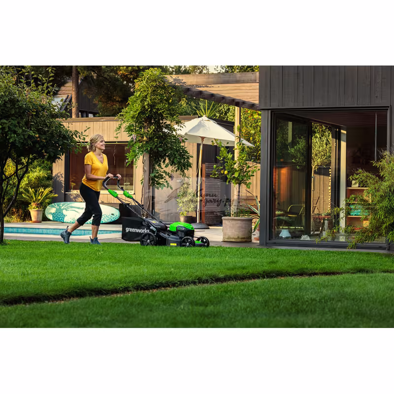 Газонокосилка аккумуляторная Greenworks GD40LM46SP