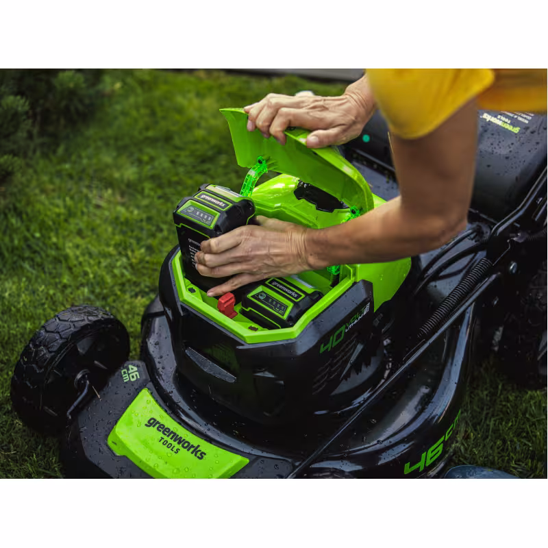 Газонокосилка аккумуляторная Greenworks GD40LM46SP