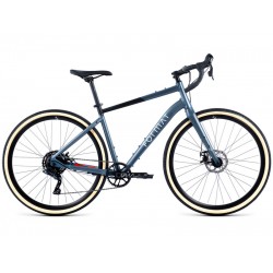 Велосипед взрослый дорожный Format 1443, 28 (700C 9 скоростей рост. M) синий матовый/черный