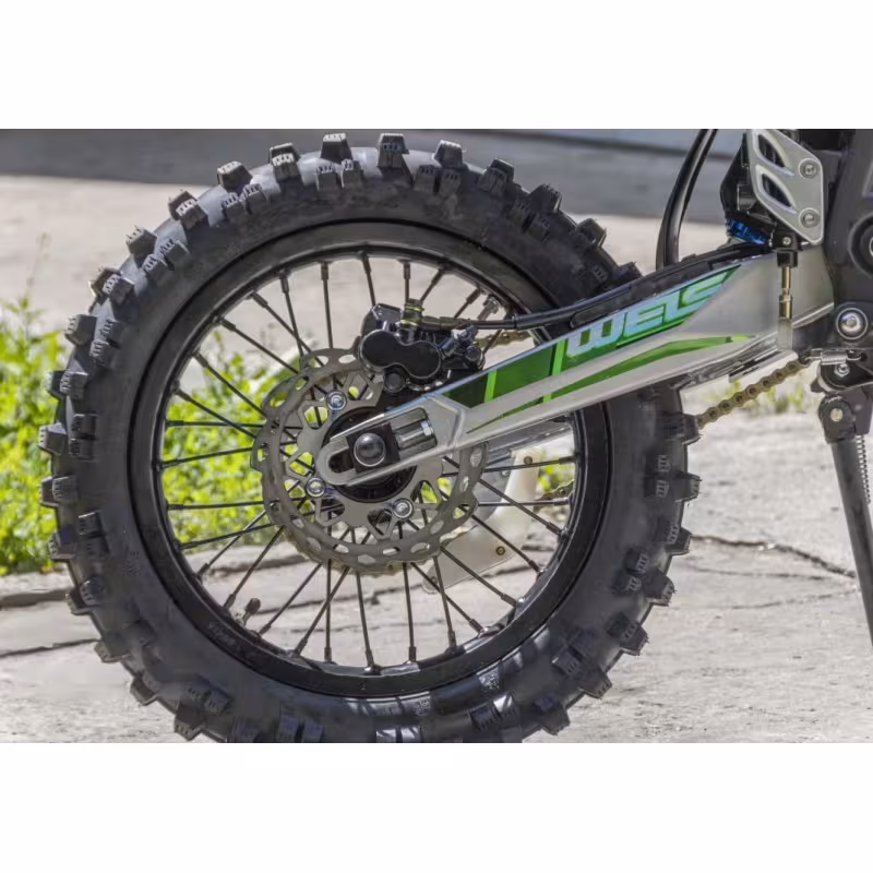 Питбайк Wels RX 140 17/14 E, зеленый