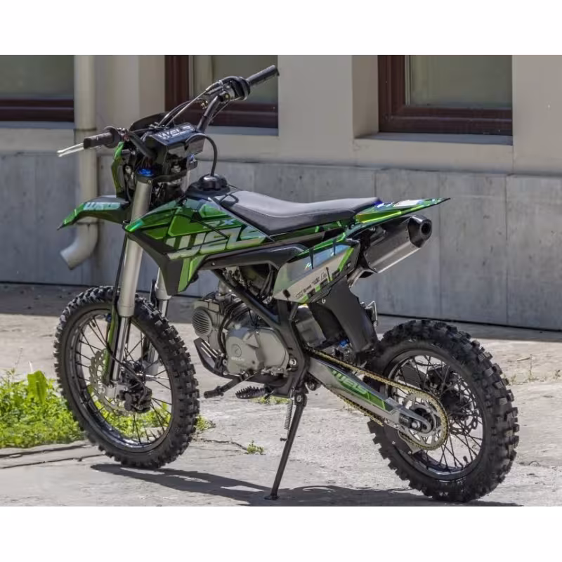 Питбайк Wels RX 140 17/14 E, зеленый