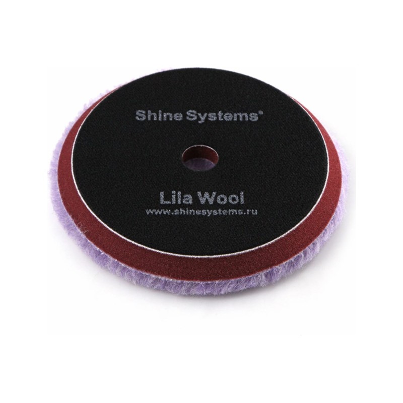 Круг полировальный Shine Systems Lila Wool Pad SS566, 155 мм