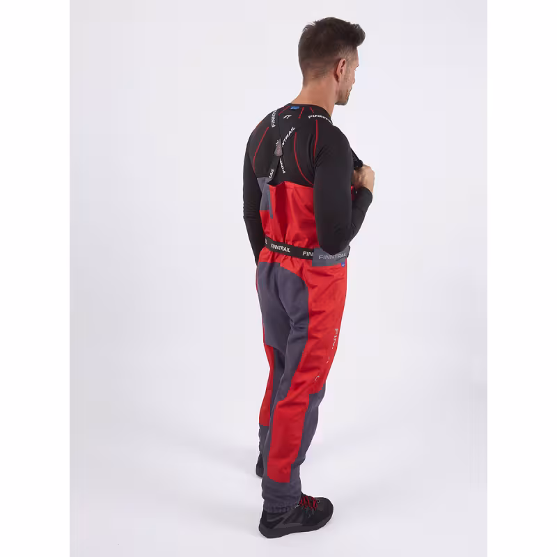 Полукомбинезон-вейдерсы Finntrail Aquamaster 1536, мембрана Hard-Tex,  красный, размер 42-44 (XS), 160-170 см