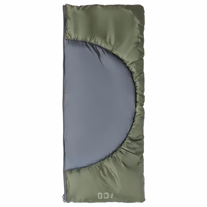 Мешок спальный Finntrail 4Seasons 1030 DarkGrey, синий/зеленый (до -15°С)