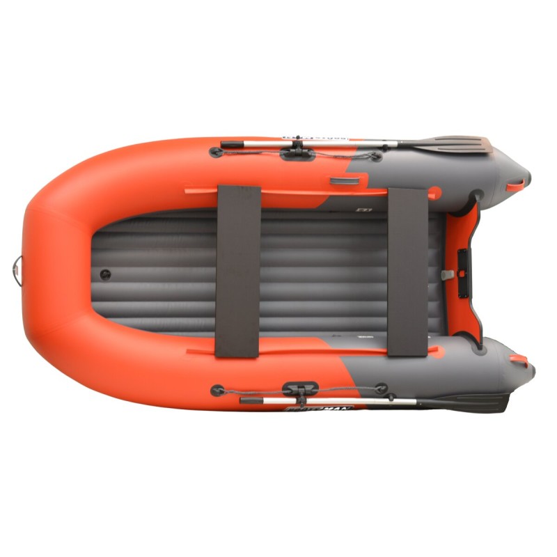 Надувная лодка ПВХ Flinc Boatsman BT300АS, НДНД, оранжевый/серый