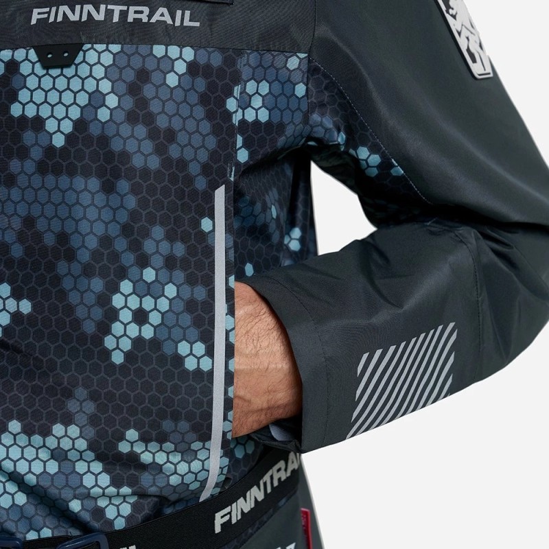 Куртка мужская Finntrail Mudway 2010 CamoGrey, мембрана Hard Tex, серый, размер 58-60 (XXL), 185-195 см