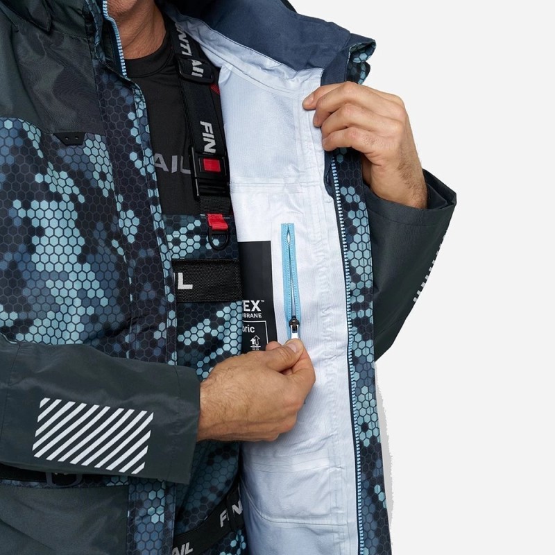 Куртка мужская Finntrail Mudway 2010 CamoGrey, мембрана Hard Tex, серый, размер 62-64 (XXXL), 190-200 см