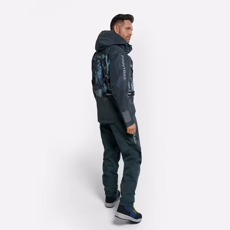Куртка мужская Finntrail Mudway 2010 CamoGrey, мембрана Hard Tex, серый, размер 62-64 (XXXL), 190-200 см