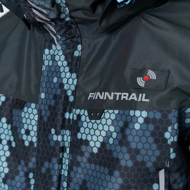 Куртка мужская Finntrail Mudway 2010 CamoGrey, мембрана Hard Tex, серый, размер 62-64 (XXXL), 190-200 см