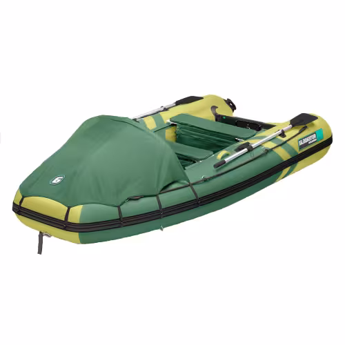 Надувная лодка ПВХ Gladiator E330PRO, НДНД, зеленый/оливковый
