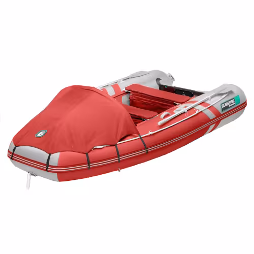 Надувная лодка ПВХ Gladiator E330PRO, НДНД, красный/белый