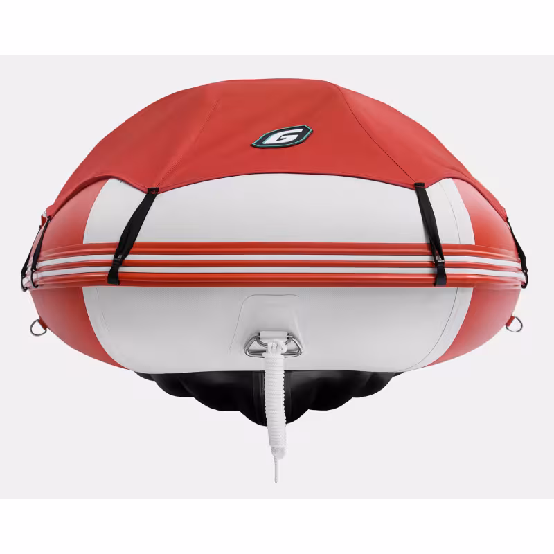 Надувная лодка ПВХ Gladiator E330PRO, НДНД, красный/белый