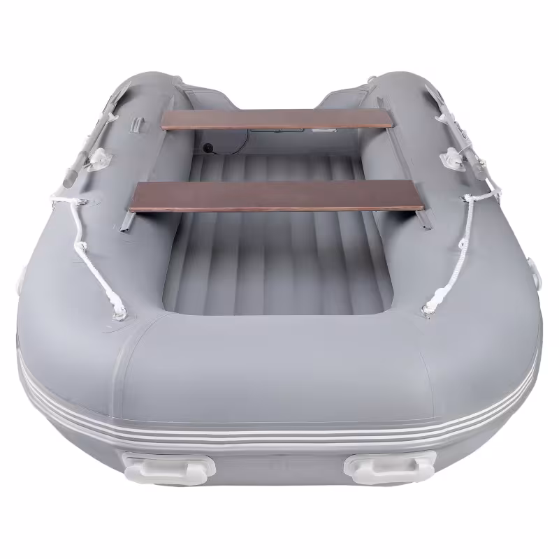 Надувная лодка ПВХ Gladiator E380S, НДНД, темно-серый