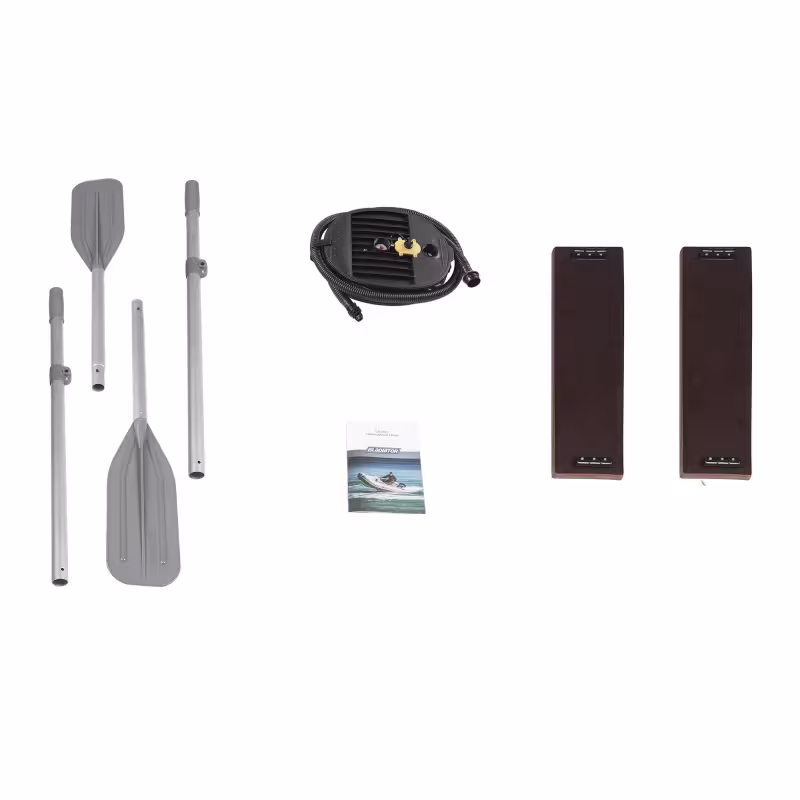 Надувная лодка ПВХ Gladiator E380S, НДНД, зеленый/оливковый