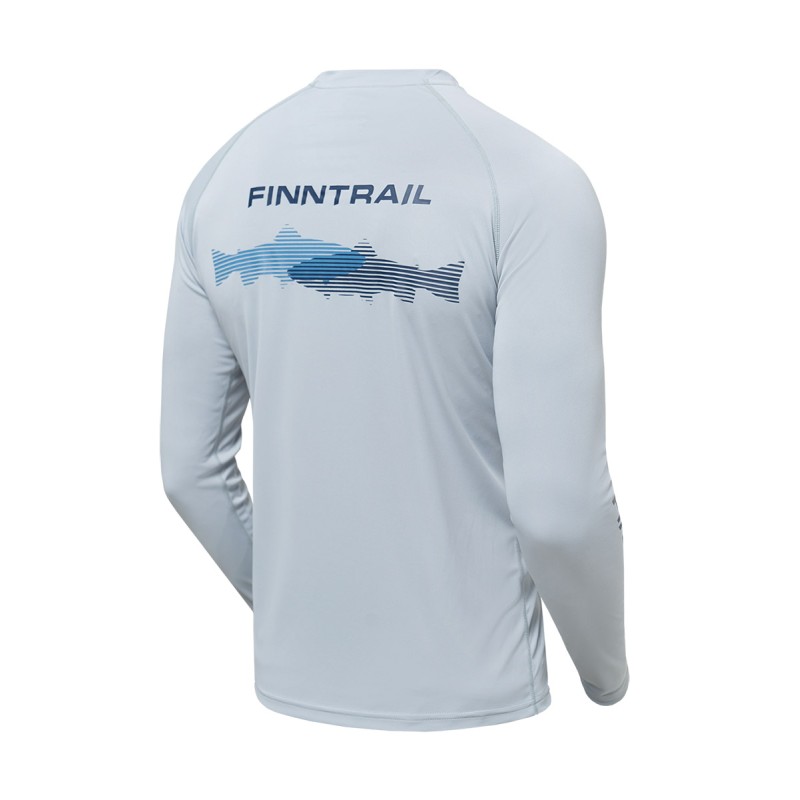 Джемпер мужской Finntrail Wave 6606, полиэстер, серый, размер L, 175-185 см