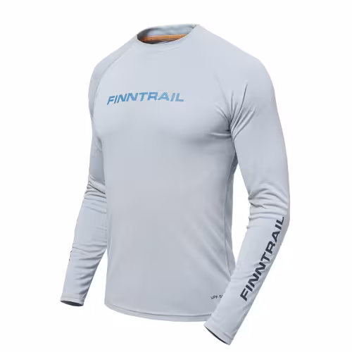 Лонгслив мужской Finntrail Wave 6606, полиэстер, серый, размер 62-64 (XXXL), 190-200 см