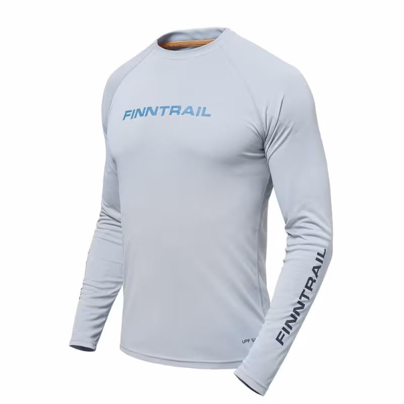 Лонгслив мужской Finntrail Wave 6606, полиэстер, серый, размер 62-64 (XXXL), 190-200 см