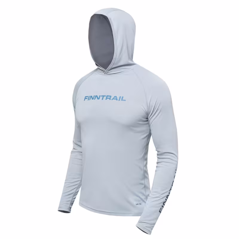 Лонгслив мужской Finntrail Wave H 6607 Grey, полиэстер, серый, размер 54-56 (XL), 180-190 см