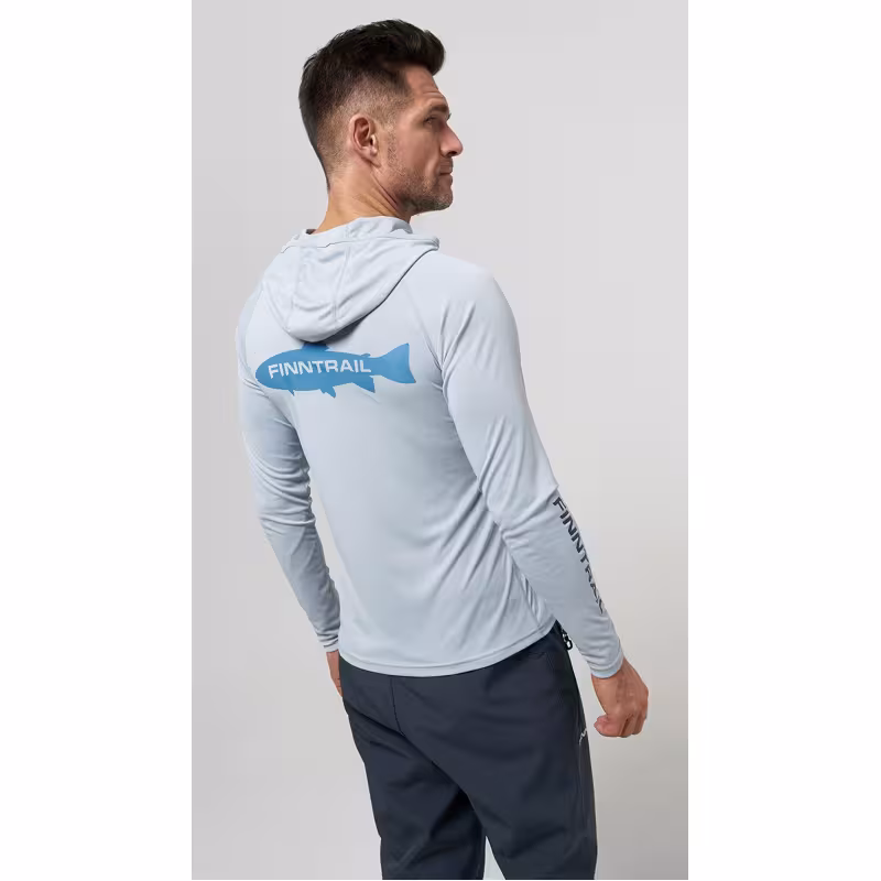 Лонгслив мужской Finntrail Wave H 6607 Grey, полиэстер, серый, размер 52-54 (XXL), 185-195 см