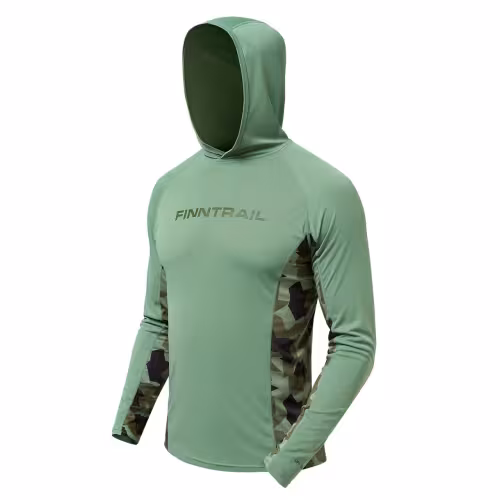 Лонгслив мужской Finntrail Wave H 6607 CamoArmy, полиэстер, зеленый, размер 54-56 (XL), 180-190 см