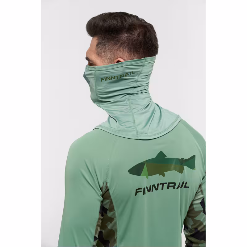 Шарф-бафф Finntrail Wave 9803 Khaki, полиэстер, зеленый, размер универсальный