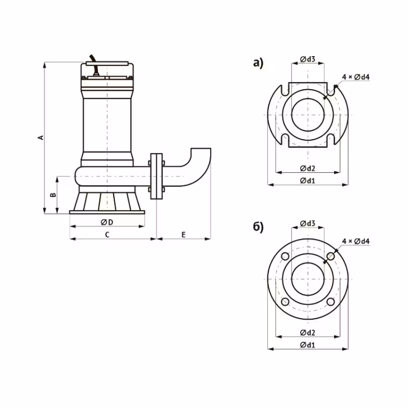 Насос фекальный Unipump Fekamax 10-10-0,75