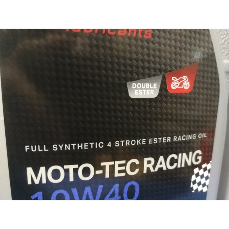 Масло моторное синтетическое для 4Т двигателей мотоциклов Ardeca Moto-Tec Racing 10W40, 1 л