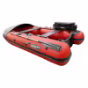 Надувная лодка ПВХ HunterBoat Travel 340, НДНД, красный