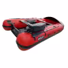 Надувная лодка ПВХ HunterBoat Travel 400, НДНД, красный