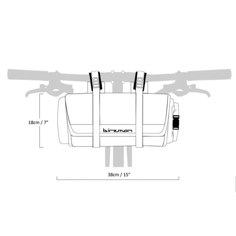 Велосумка на руль Birzman Packman Handlebar Pack, зеленый