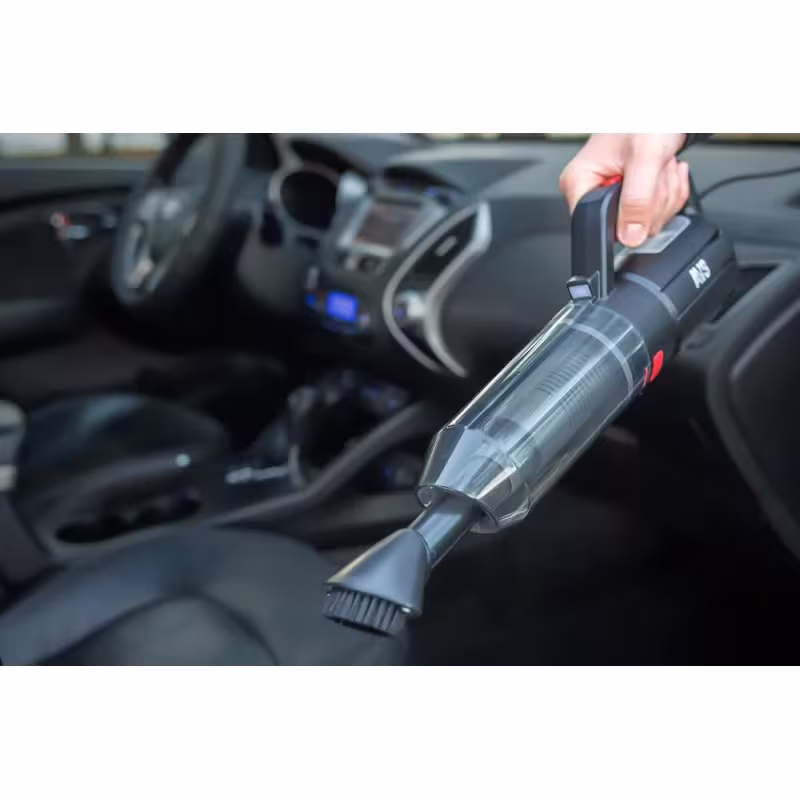 Пылесос автомобильный с функцией выдува AVS PA-1007, 6 насадок, фонарик