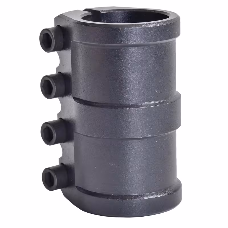 Зажим (хомут) для самоката Tech Team H 34.9 мм, SCS, 4 болта, черный