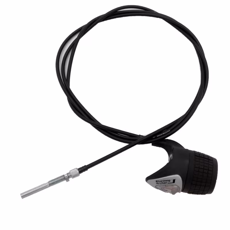 Рукоятка переключения передач правая Sturmey Archer TSS-36, 3 скорости, в сборе с толкателем