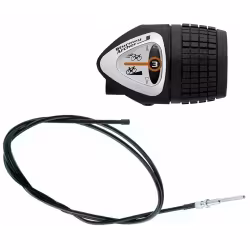 Рукоятка переключения передач правая Sturmey Archer TSS-36, 3 скорости, в сборе с толкателем