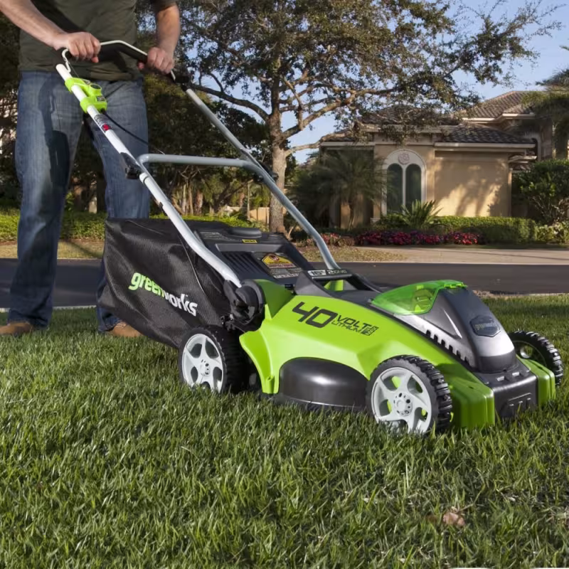 Газонокосилка аккумуляторная Greenworks G40LM35